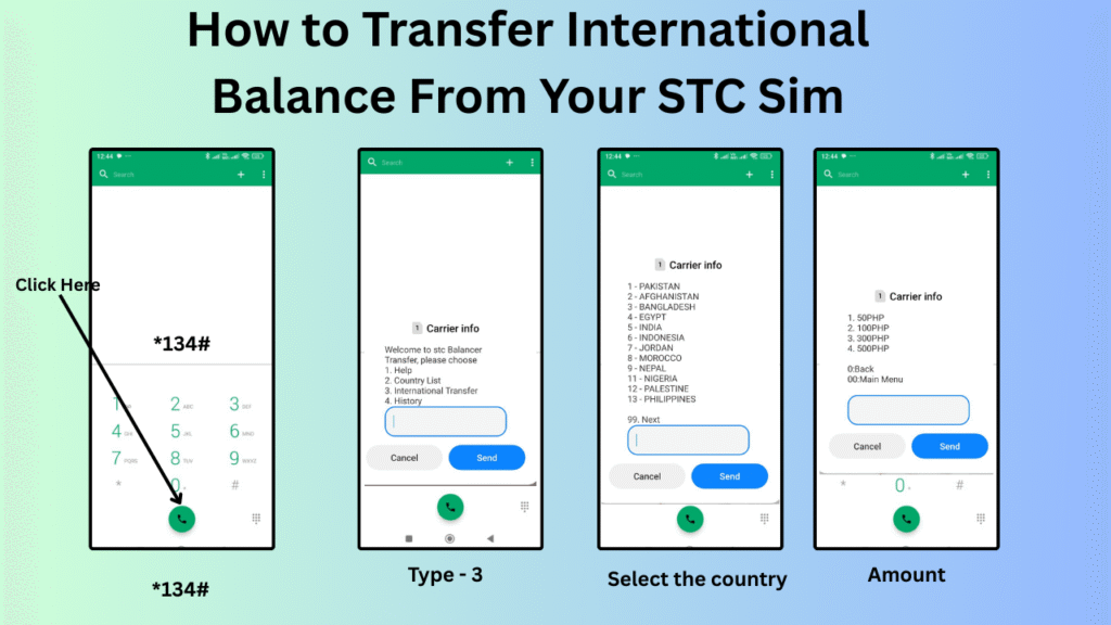 How to Transfer International Balance From Your STC Sim How to Transfer International Balance From Your STC Sim