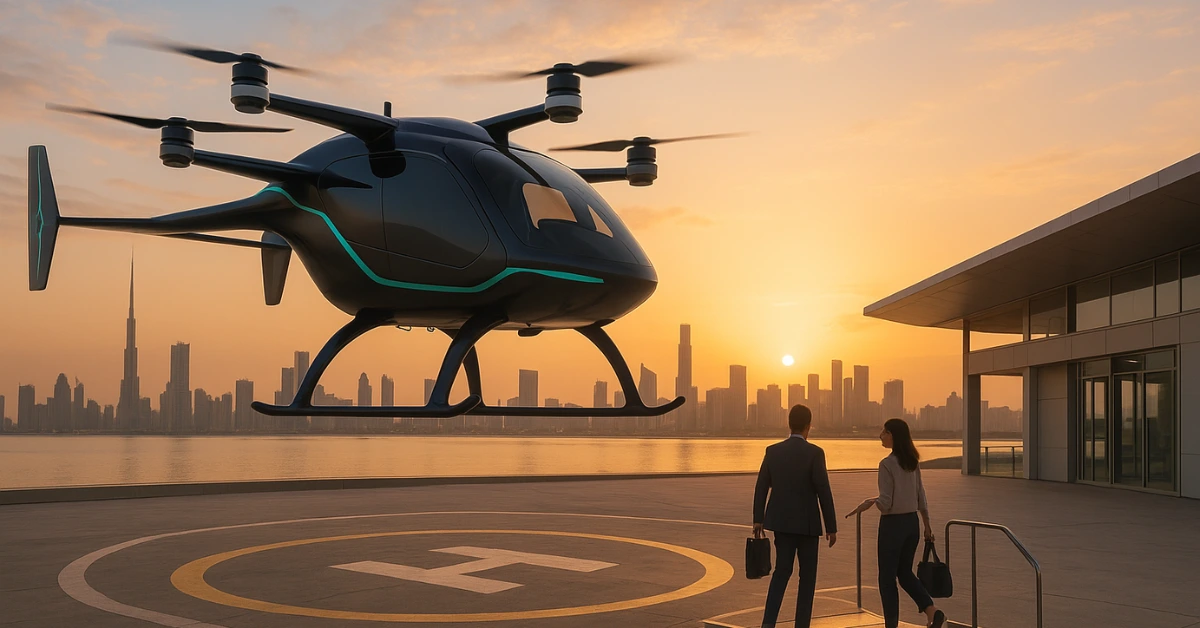 EHang air taxi to begin paid passenger flights in Saudi Arabia in November 2025 — MoU with Front End and Cluster 2 Airports aims to build a low-altitude economy