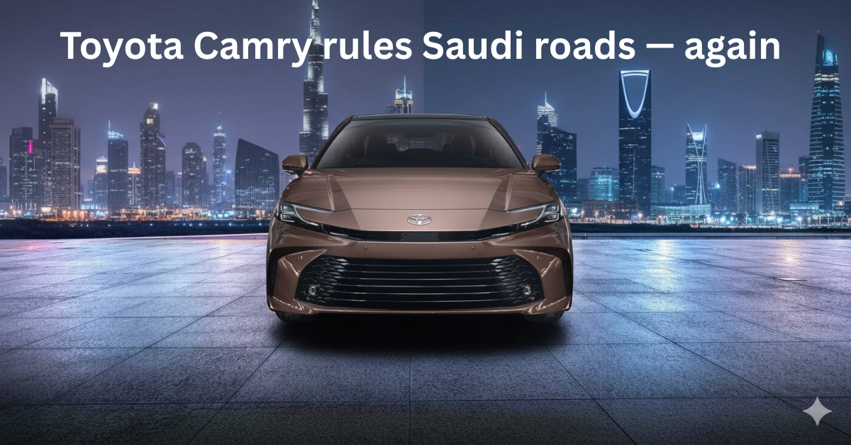 The 2025 Toyota Camry blends desert-ready reliability, hybrid economy and wide dealer support — why Saudi buyers keep choosing it