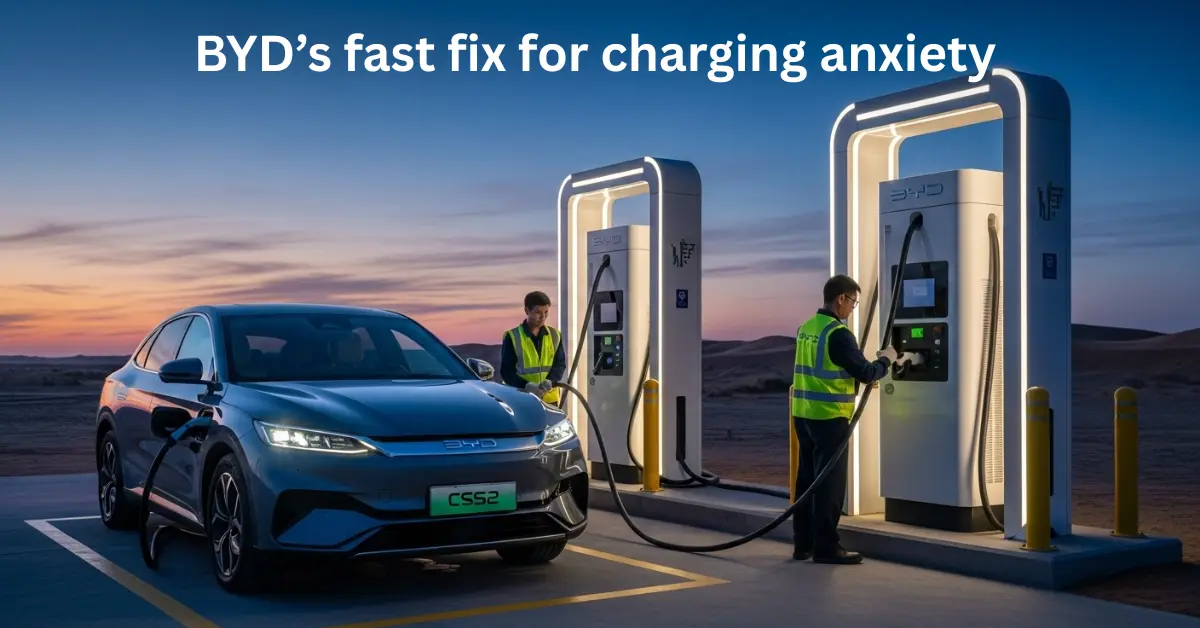 BYD to install 500–1,000 ultra-fast chargers in Saudi Arabia and the UAE — a bold play to beat Tesla and reshape Gulf EV travel